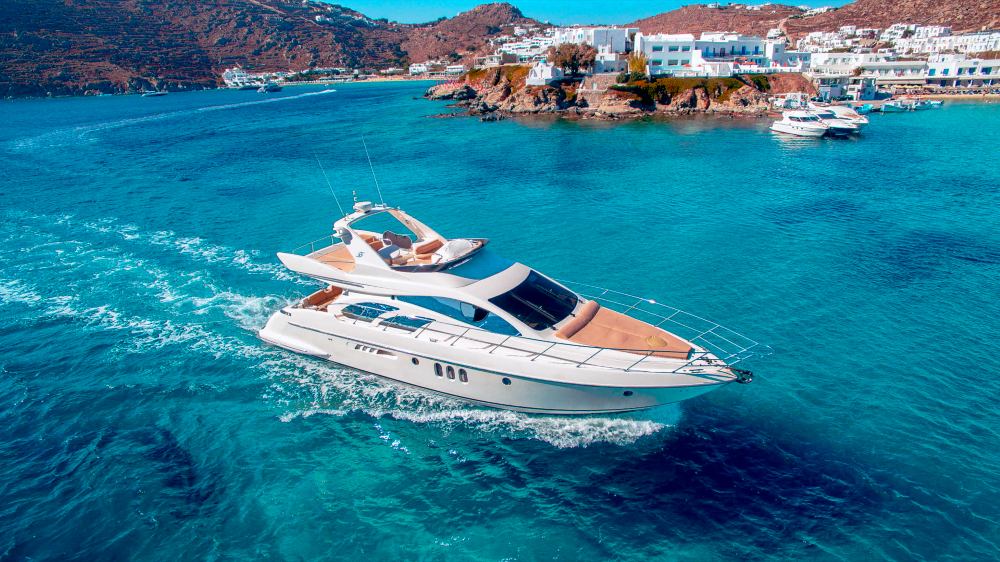 Azimut 55 Yacht Charter in Mykonos | Mykonos Yachting Company