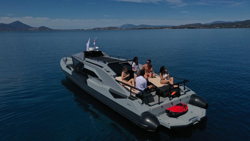 Private Marvel 41S RIB Boat Rental in Mykonos | Mykonos Yachting