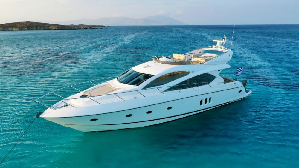 Sunseeker Manhattan 60 Flybridge "Serenity" Charter in Mykonos | Mykonos Yachting