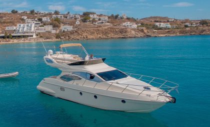 Azimut 43 Flybridge Luxury Boat | Mykonos Yacht Charter