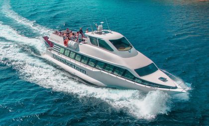 Discovery Glassbottom Yacht | Mykonos Private Boat Rental