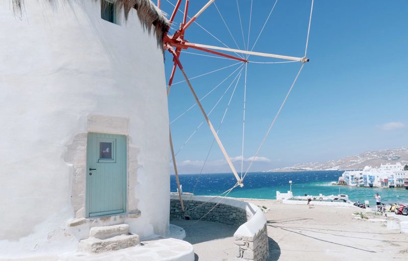 View to the Little Venice from the Windmills